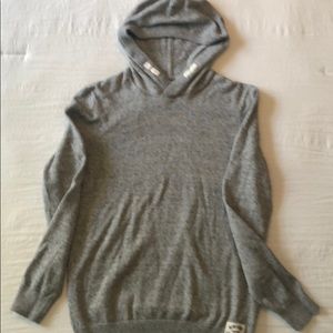 Boys Grey light weigh H&M sweater w/hood 12/14